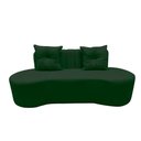 Ver imagem 3 de Sofá 3 Lugares Orgânico Curvo Madrid 180cm Veludo Verde