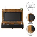 Ver imagem 5 de Rack com Painel para TV até 65” 2 Portas NT1340 Freijó/Preto