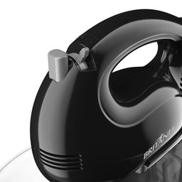 Batedeira Britânia Pérola 550 Turbo 2 Tigelas 500w com 4 Velocidades Preta - 220v - 7