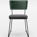 Ver imagem 6 de Kit 04 Cadeiras Decorativas Sala Jantar Allana L02 Facto Verde Musgo Linho Cinza Escuro - Lyam
