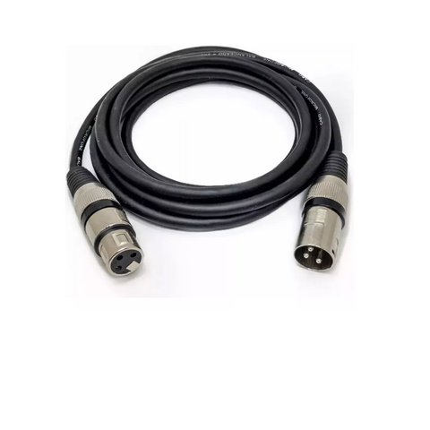 Cabo Cannon Femea + Cannon Macho Emborrachado - 5m