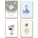 Ver imagem 4 de Kit 10 Placas MDF Infantil Sonhos e Magia Parede Moderna A4