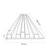 Painel Ripado Wpc Interno Wave Cor: Branco 1,45m X 16cm (0,21m²) Woopo - 4