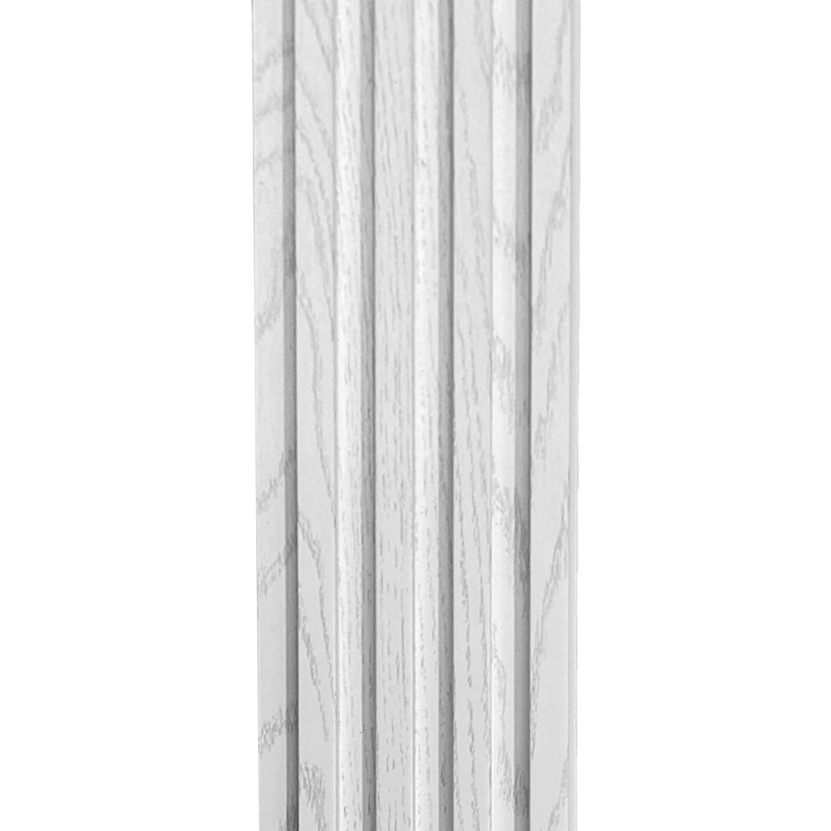 Painel Ripado Wpc Interno Wave Cor: Branco 1,45m X 16cm (0,21m²) Woopo - 7