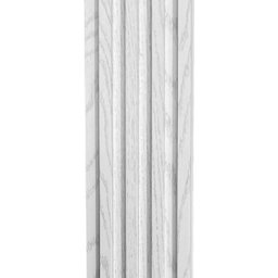 Painel Ripado Wpc Interno Wave Cor: Branco 1,45m X 16cm (0,21m²) Woopo - 9