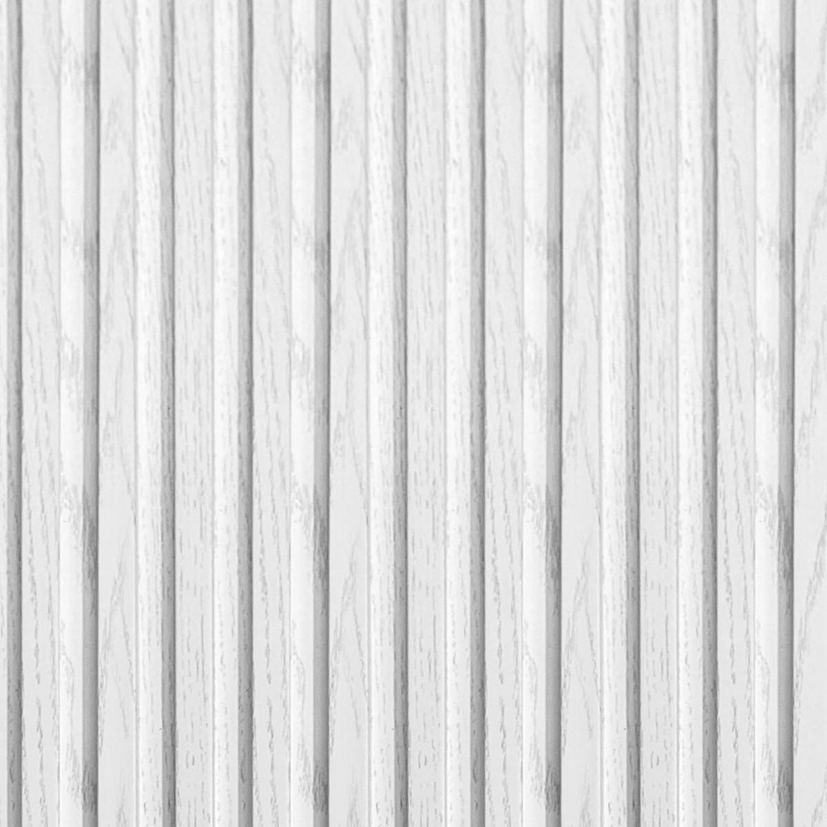 Painel Ripado Wpc Interno Wave Cor: Branco 1,45m X 16cm (0,21m²) Woopo - 3