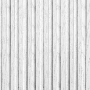 Painel Ripado Wpc Interno Wave Cor: Branco 1,45m X 16cm (0,21m²) Woopo