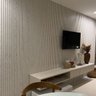 Painel Ripado Wpc Interno Wave Cor: Branco 1,45m X 16cm (0,21m²) Woopo - 6