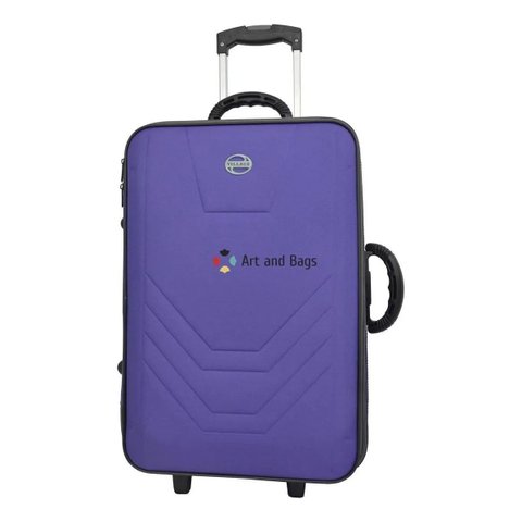 Mala Média 23kg Anac Rodinhas Resistente Village Viagem Rígida Swiss Violeta-escuro