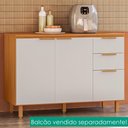 Ver imagem 2 de Tampo para Balcão 120 cm MDF Bari Freijo Poliman