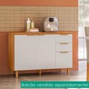 Ver imagem 5 de Tampo para Balcão 120 cm MDF Bari Freijo Poliman