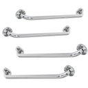 Ver imagem 1 de Alça Apoio Banheiro Inox Reta Kit 4 unidades 40cm e 60cm Idoso Cadeirante Acessibilidade