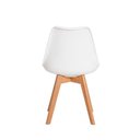 Ver imagem 3 de Cadeira Leda Saarinen Design Branca Sala Cozinha Jantar