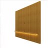 Painel para TV Ripado com LED Nobre 230 Naturale - Gelius - 14