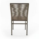 Ver imagem 4 de Kit 2 Cadeiras Corda Náutica Lari Empilhável em Alumínio Bege