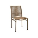 Ver imagem 2 de Kit 2 Cadeiras Corda Náutica Lari Empilhável em Alumínio Bege