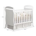 Ver imagem 7 de Jogo de Quarto Infantil Cômoda Zaki e Berço Mini Cama Danny Branco Fosco - Reller Móveis Branco