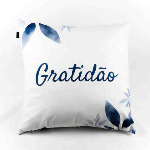 Almofada 45x45 Clean Modelo 2313 (gratidão) Cortbrás