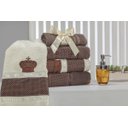 Ver imagem 1 de Jogo de Banho Nobre 5 Peças Tabaco