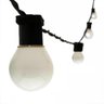 Varal Luz Cordão Festão 90m Pt com Lâmpada 1W Leit. Bq 127V Led - 1