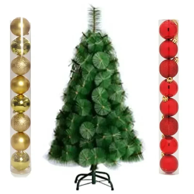 Arvore de Natal Pinheiro 1,2 M Ferimte com Enfeites