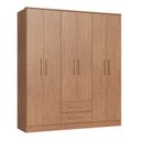 Ver imagem 2 de Guarda-Roupa 6 Portas 2 Gavetas Pequim Cedro