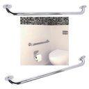 Ver imagem 2 de Alça Barra Apoio Kit 2 Uni Inox Cromado 70cm Suporte Gestante Criança Idoso Anti Queda Resistente Ra