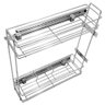 Porta Temperos Óleo Lateral Armário Corrediças Aço Cromado - 5