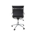 Ver mais imagens de Kit 2 Cadeiras de Escritório Diretor Secretária Stripes Esteirinha Charles Eames Eiffel Preta