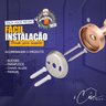 Kit de Acessórios para Banheiro 5 peças Rose Gold Tubular Aço Inox Premium - 9