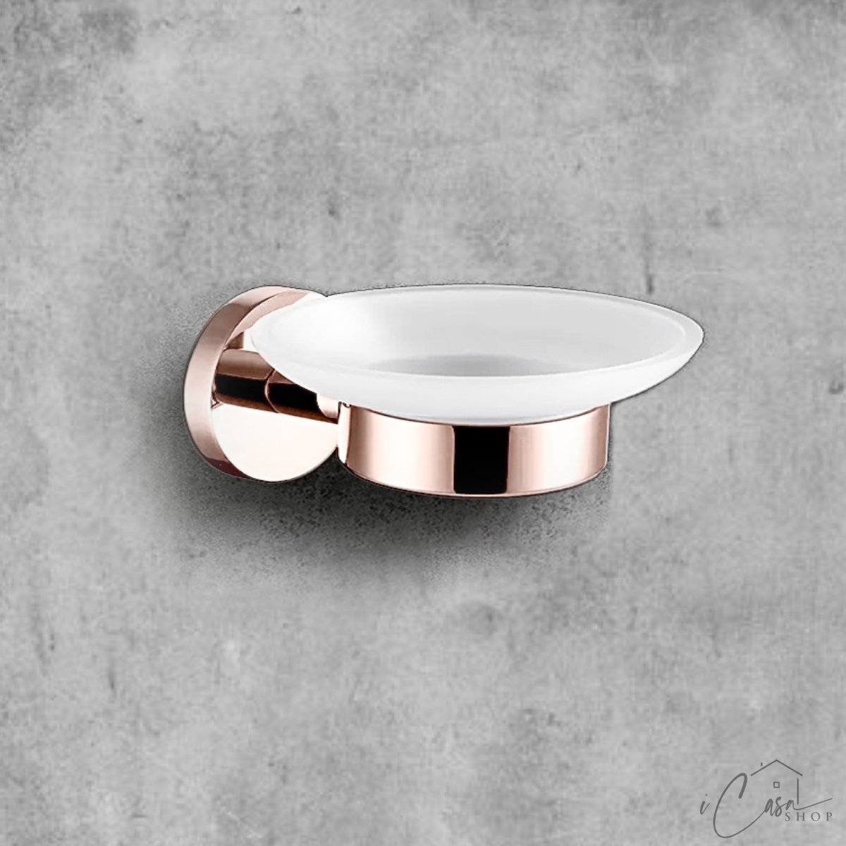 Kit de Acessórios para Banheiro 5 peças Rose Gold Tubular Aço Inox Premium - 6