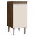 Ver imagem 1 de Balcão de Cozinha Athena 1 Porta Itauba/Off White - Irm Móveis