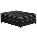 Ver imagem 1 de Conjunto Box Colchão+base Pérola Negra Molas Ensacadas Gazin 138x188x71
