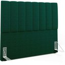 Ver imagem 2 de Cabeceira Cama Box Casal 140 cm Dália W01 Bouclê Verde - Lyam Decor