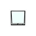 Ver imagem 2 de Vitro Projetante 40x60 Alumínio Preto Vidro Liso