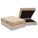 Ver imagem 1 de Cama Box Baú Casal: Colchão Espuma Polar D33 Pérola + Base Crc Suede Clean(138x188)