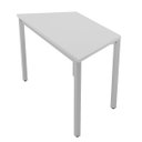 Ver imagem 1 de Mesa Treinamento Trapezoidal Modular - Cor Branca