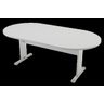 Mesa de Reunião Oval 2700 x 1200 x 740 - Cor Branca - 3