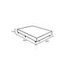 Cama Box Casal + Colchão Top Line Mola Bonnel Serra Negra 60x138x188 Cor:Sintético Branco - 7