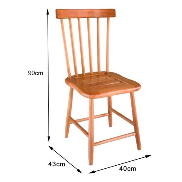 Conjunto Mesa De Jantar Redonda 1,20m Com 4 Cadeiras Country G Em Madeira De Lei Maciça - 6