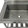 Pia Aço Inox Industrial 180x70x90 Cm Cuba Grande Cubão Esquerda Nortinox - 5
