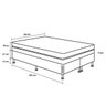 Cama Box Super King Azmax Colchões Magnético e Massageador Azmag Azmax (193x203x71cm) - 4