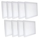 Ver imagem 1 de Kit 9 Plafon Painel LED Luminária Downlight 25W Sobrepor