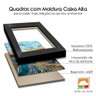 Quadro Decorativo Textura CX Alta Tênis Grafitado 1 pç 40x60 - Moldura Madeira - 10