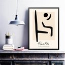 Ver imagem 1 de Quadro Minimalista Arte Paul Klee 24x18cm:madeira Preta