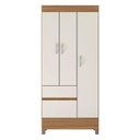 Ver imagem 3 de Guarda Roupa Solteiro Wind 3 Portas e 2 Gavetas-demóbile:amendola Touch/off-white