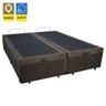 Cama Box Baú Queen Bipartido Suede Sereneprime Marrom 158x198x44 - 2