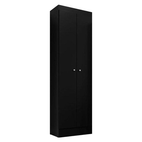 Armário Multiuso Aura Preto Fosco - Kits Paraná