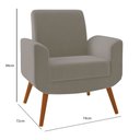 Ver imagem 3 de Kit 2 Poltronas Turim em Madeira de Eucalipto Movellu Home