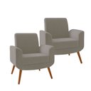 Ver imagem 1 de Kit 2 Poltronas Turim em Madeira de Eucalipto Movellu Home